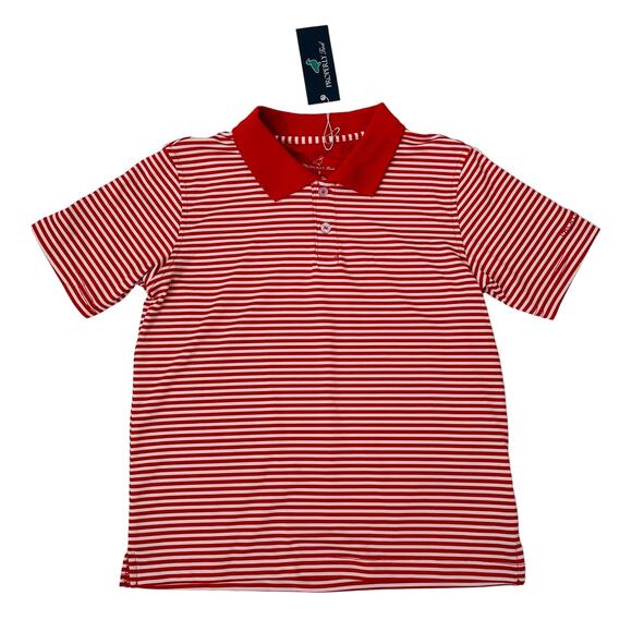 NWT Properly Tied Size YL (14) Dallas Polo in Red - Picture 1 of 3